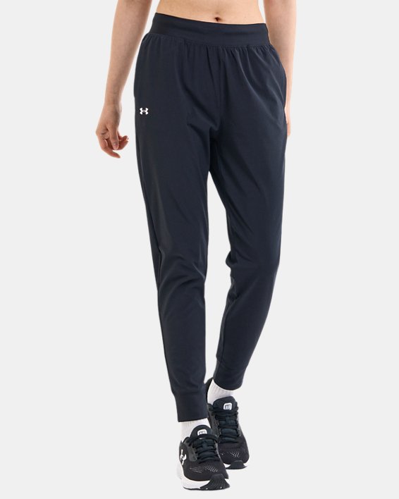 Women's UA Rival High-Rise Woven Pants in Black image number 2